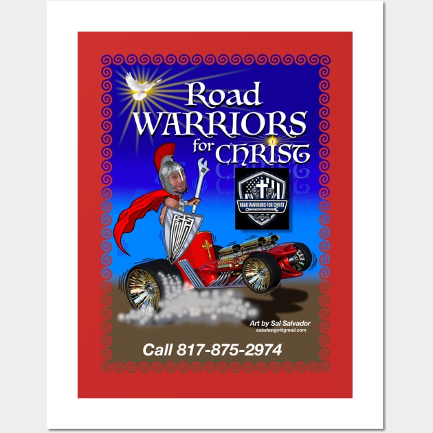 Road Warriors For Christ Wall Art by MyTeeGraphics